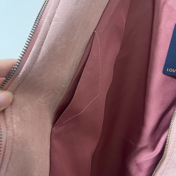 Louis Vuitton Pink Monogram Debossed Jacket - Picture 8 of 12